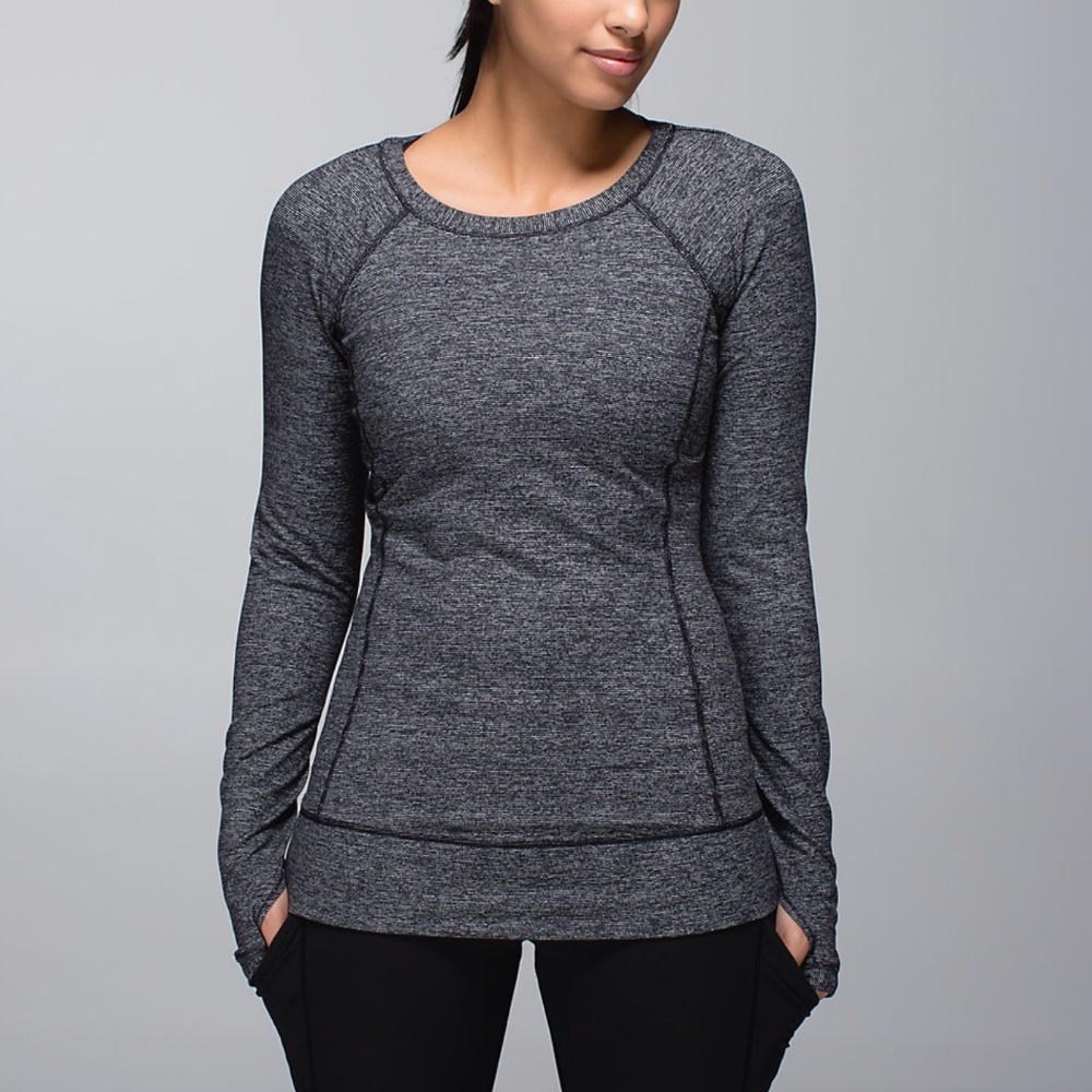 lululemon Race Your Pace Long Sleeve Wee Stripe